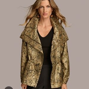 Donna Karan New York Metallic Jacket..Size Small
